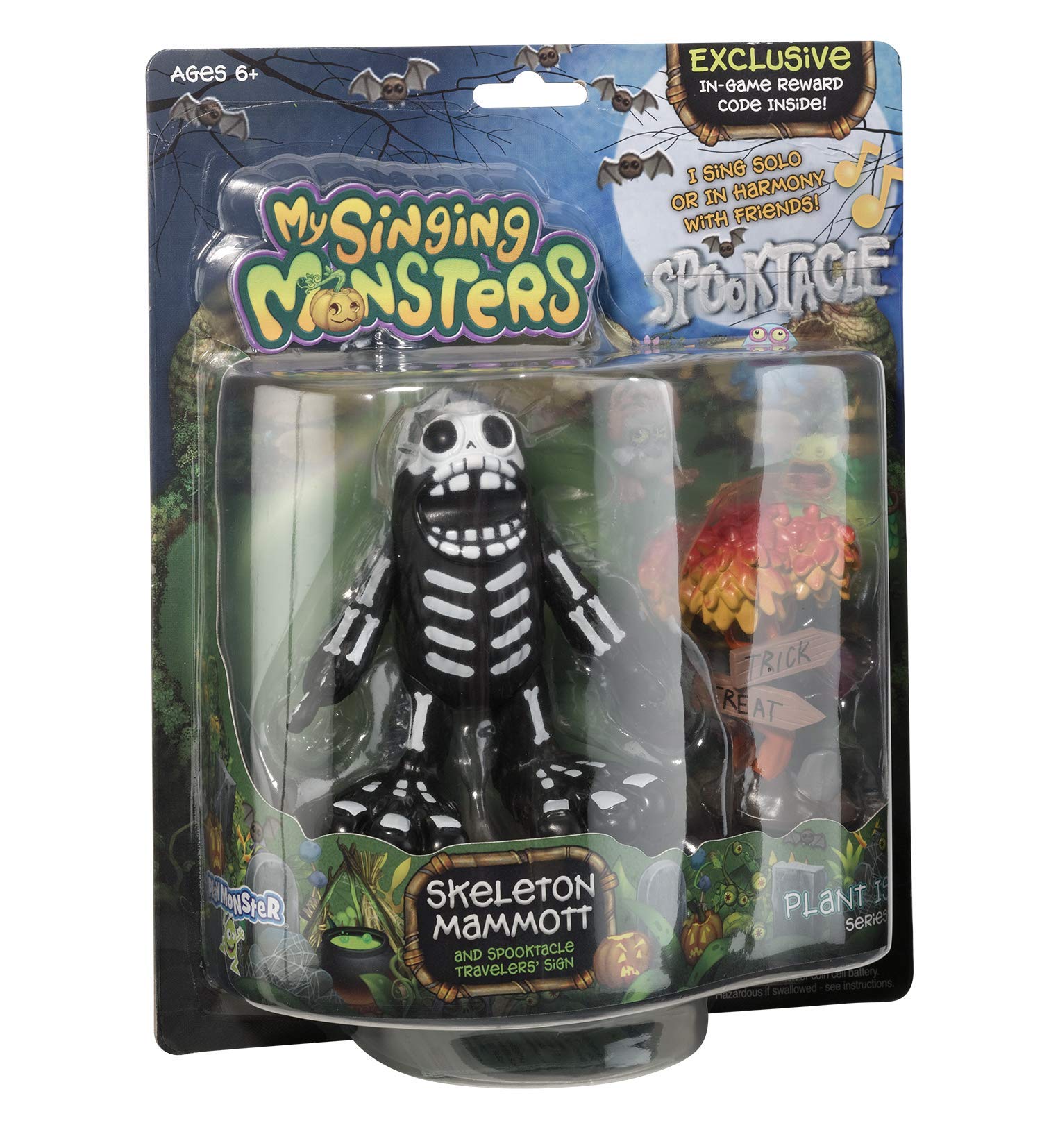 My Singing Monsters Musical Collectible Figure Skeleton